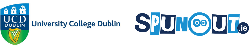 UCD and SpunOut.ie logos