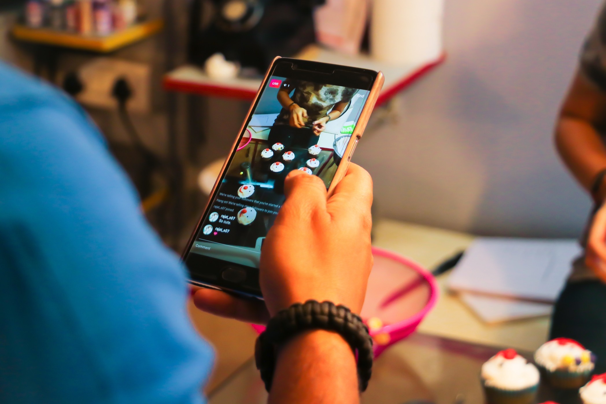 Recording a video on your phone
