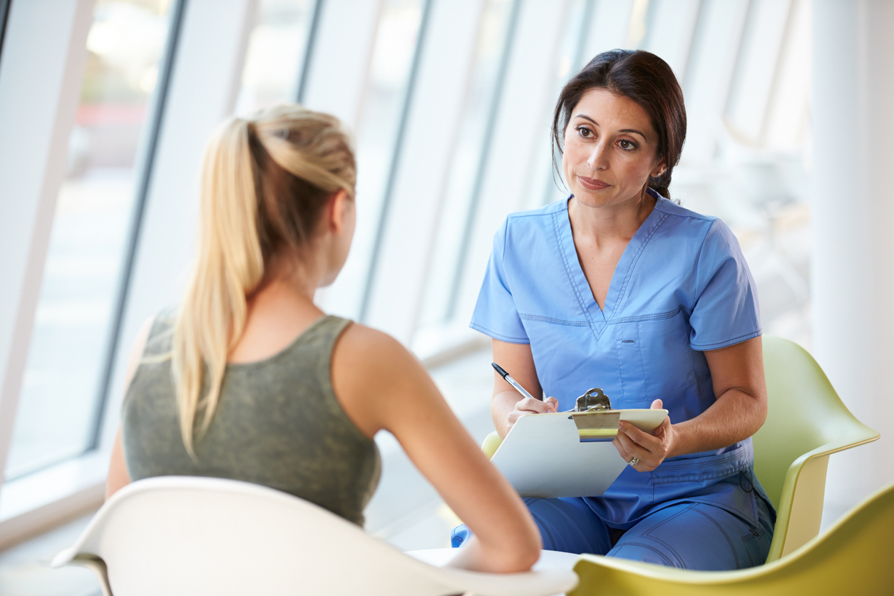 Talking-to-nurse